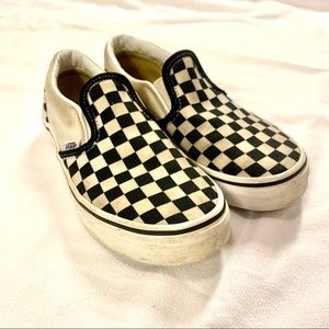Vans Kids Checkerboard Slip-On